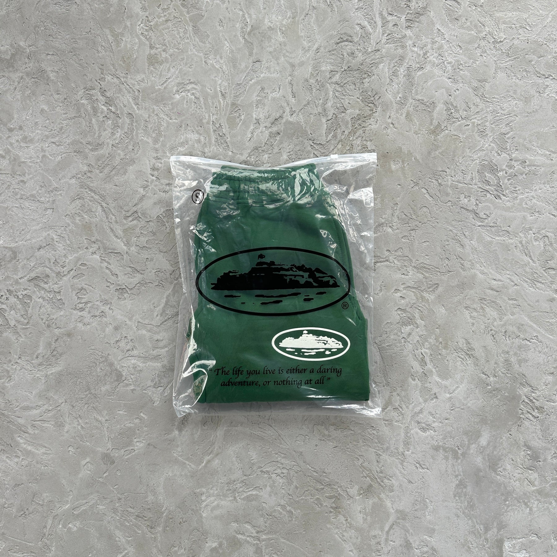 Shorts Corteiz “Island Puff Print” ( Verde )