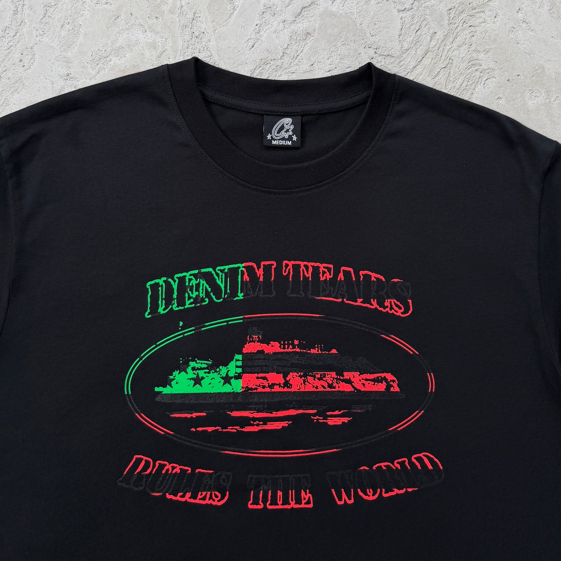 Camisa Corteiz “Cortears Og Alcatraz” ( Preto )