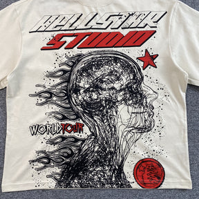 Camisa Hellstar  "Cranium Cream”