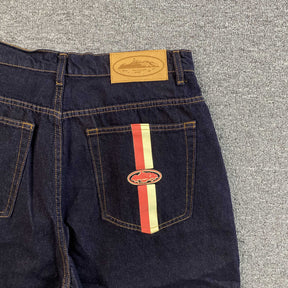 Shorts Corteiz “Dual Stripe” ( Azul )