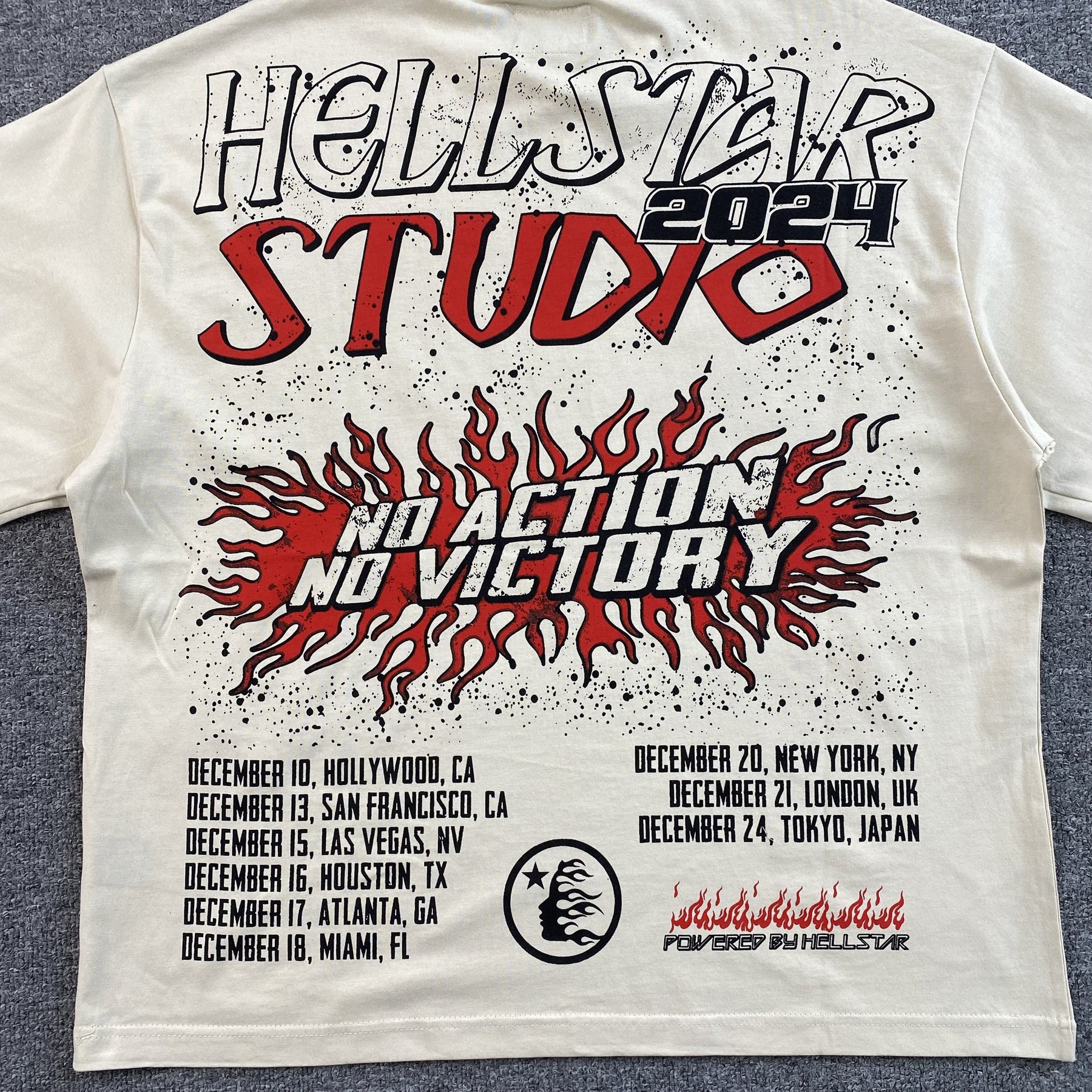 Camisa Hellstar  "Cranium Cream”