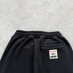 Conjunto Corteiz “HMP Stencil Crewneck” ( Preto )