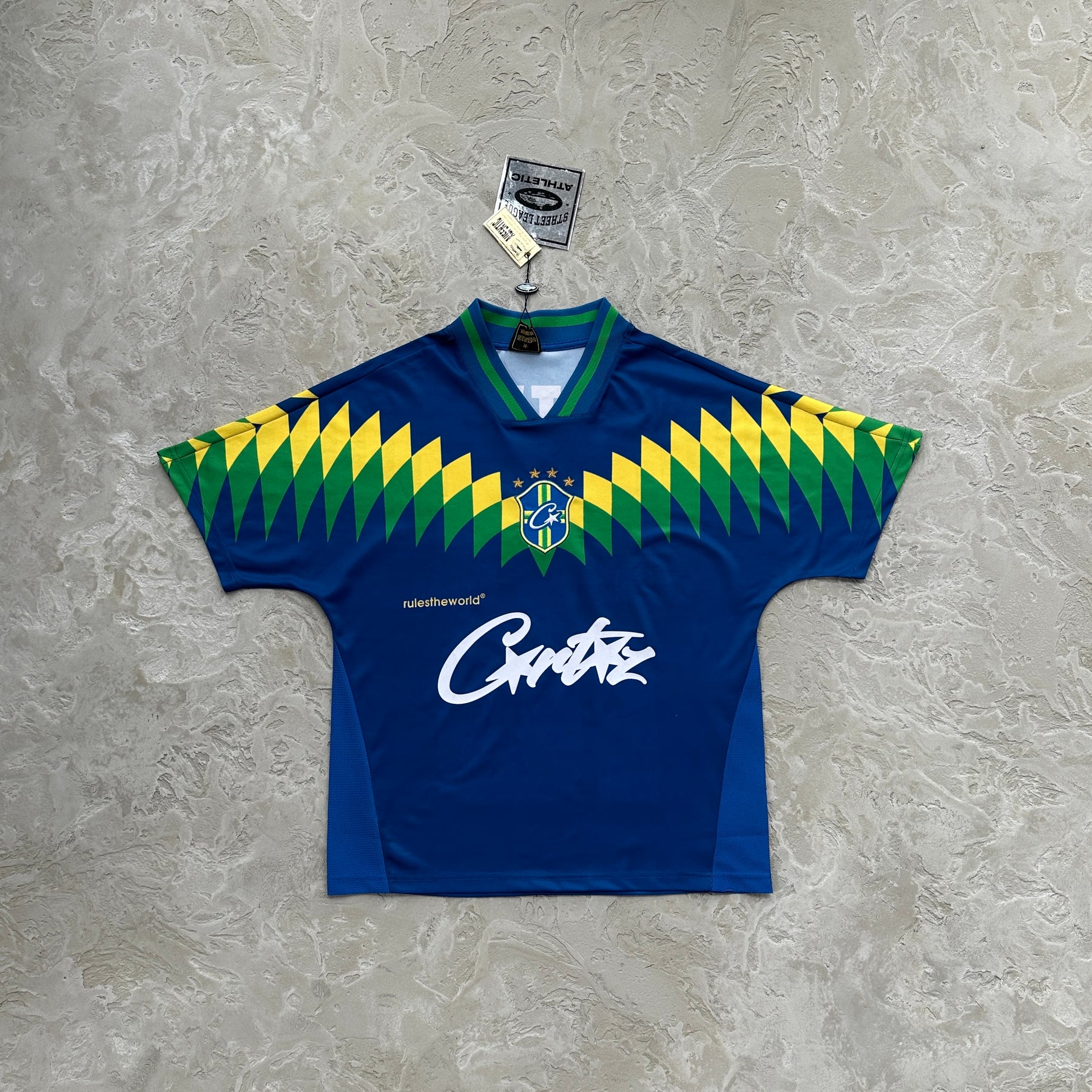 Camisa Corteiz “Brazilian Jersey” ( Azul )