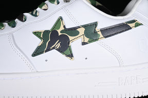 BAPE STA “White ABC Camo Green”
