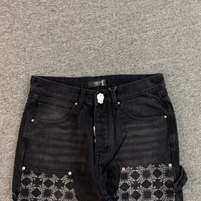 Calça Amiri “Quad Studded” ( Preta )
