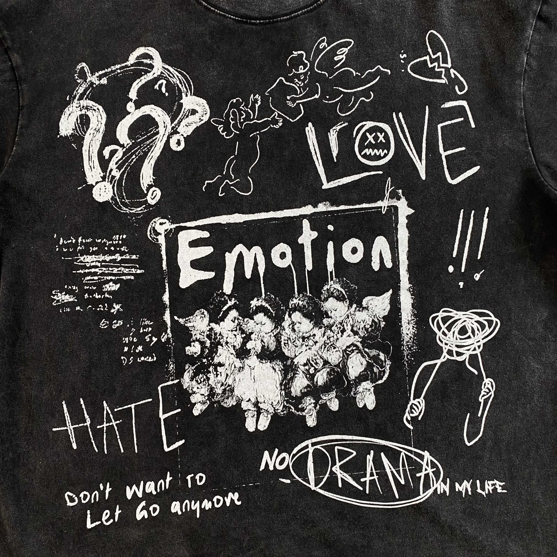 Camisa Mixed Emotion “Chaos” ( Preta )