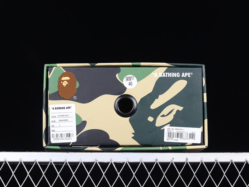 BAPE STA  ”Patent Green Camo”