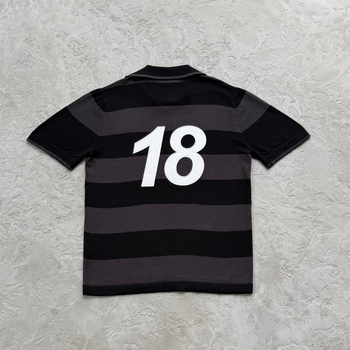 Camisa Jersey Corteiz “Striped knit jersey” ( Preto )