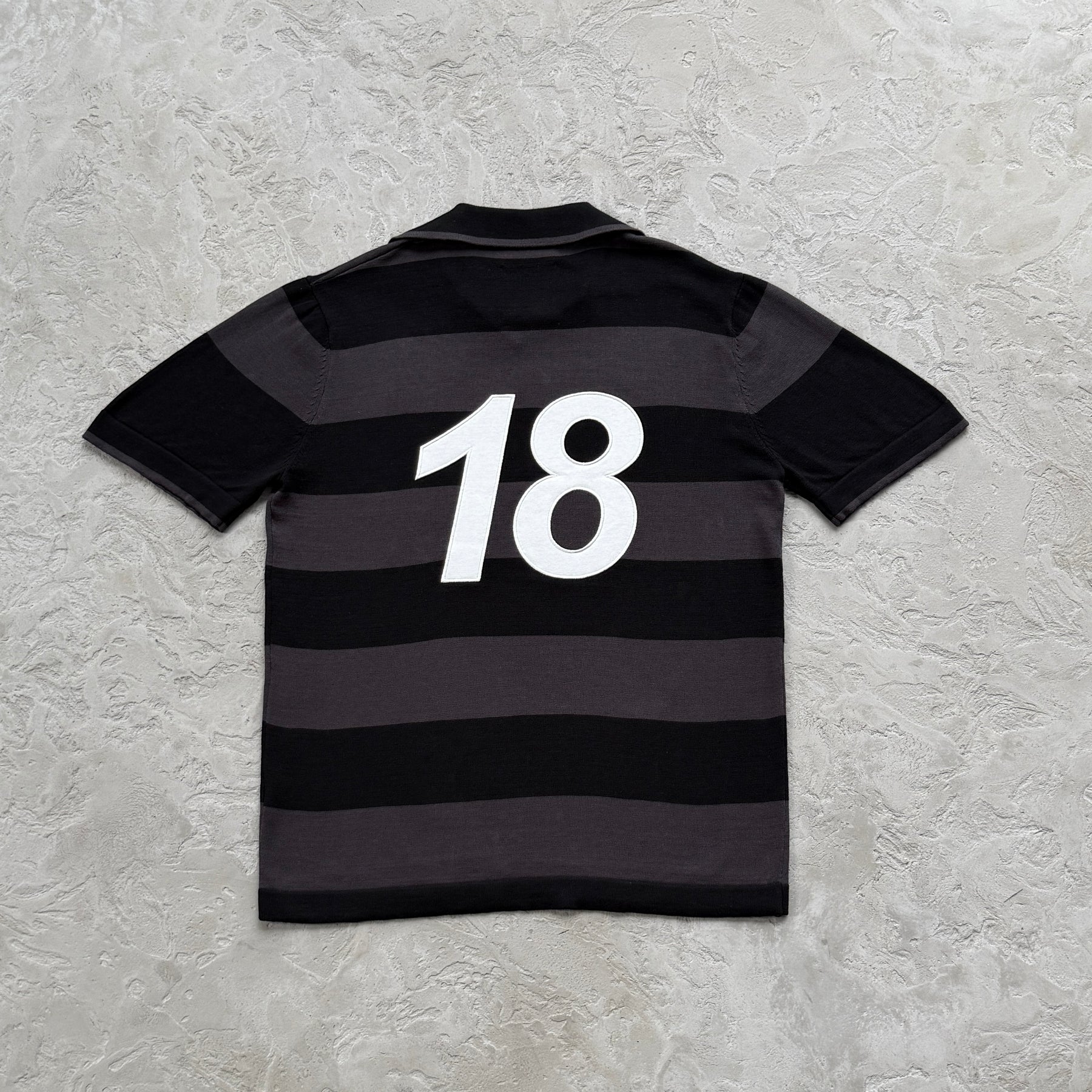 Camisa Jersey Corteiz “Striped knit jersey” ( Preto )