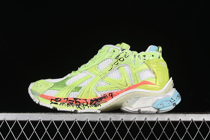 Balenciaga Runner “White Flou Yellow Red Blue”