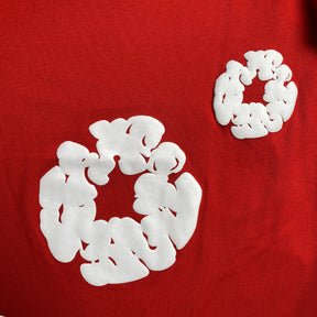 Camisa Denim Tears (Vermelho com Branco)