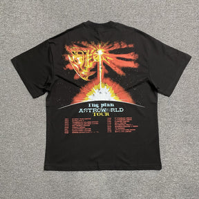 Camisa Cactus Jack “AstroWorld Tour” ( Preta )