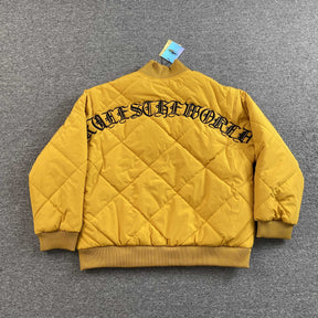 Jaqueta Corteiz “Olde English Quilted” ( Amarelo )