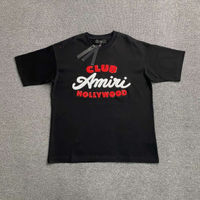 Camisa Amiri “Club Amiri” ( Preta )