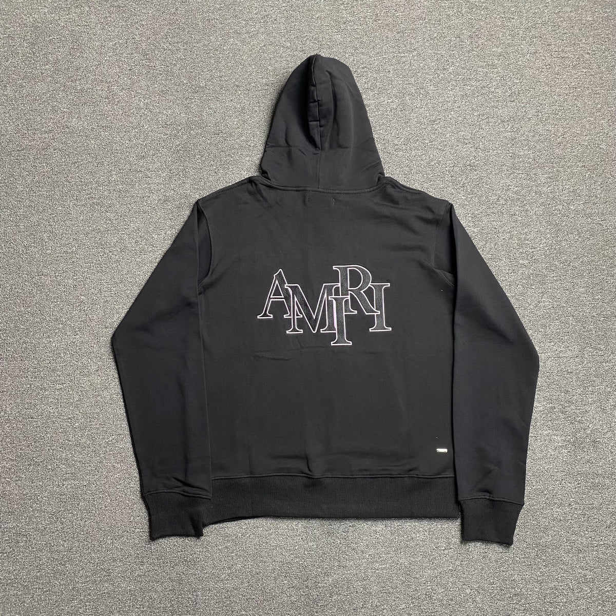 Moletom Amiri “Staggered Hoodie” ( Preto )