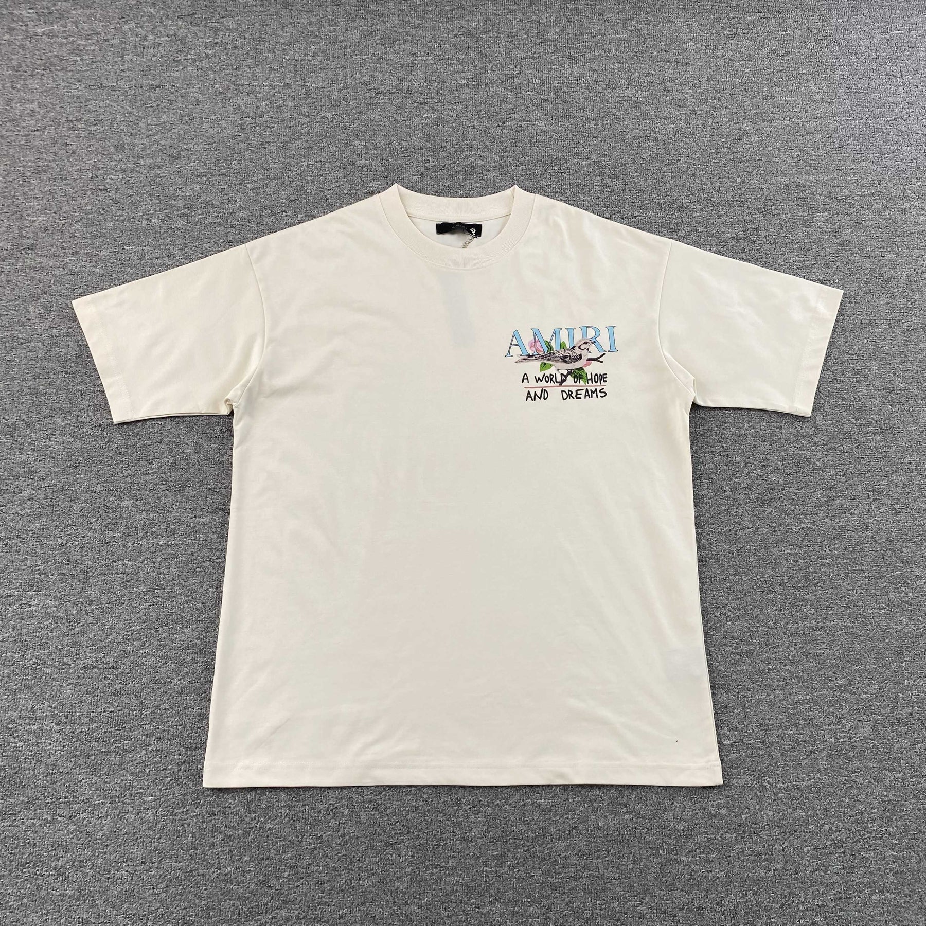 Camisa Amiri “A World Of Hope and Dreams” ( Branca )
