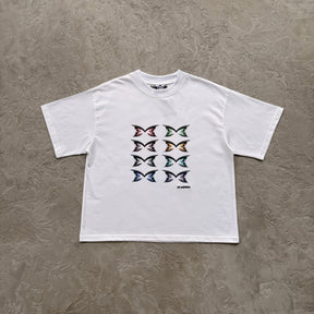 Camisa Mertra “Stacked Logo” ( Branco )