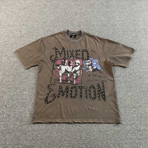Camisa Mixed Emotion “Friends” ( Marrom )