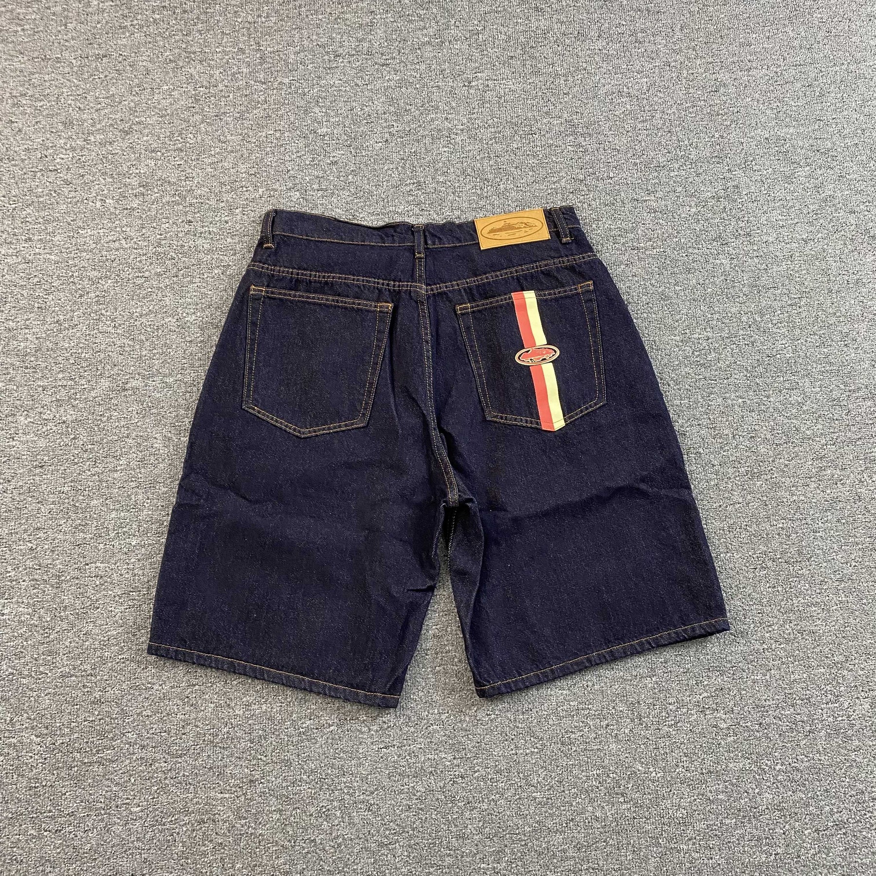 Shorts Corteiz “Dual Stripe” ( Azul )