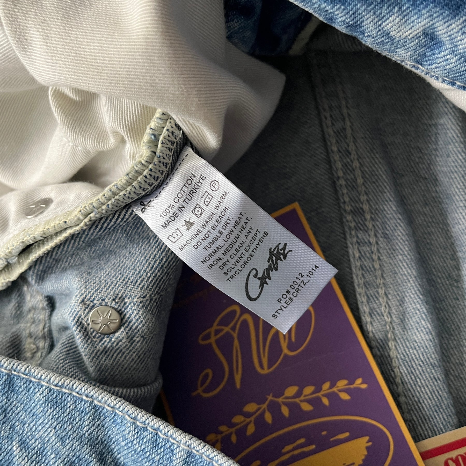 Calça Corteiz “C-Star” ( Cinza com Branco )