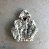 Casaco Corteiz “Faux Fur Hooded”