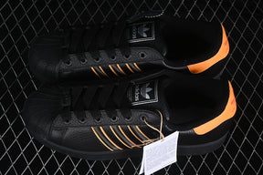 Adidas Campus “Superstar II Black Crew Neck Orange”