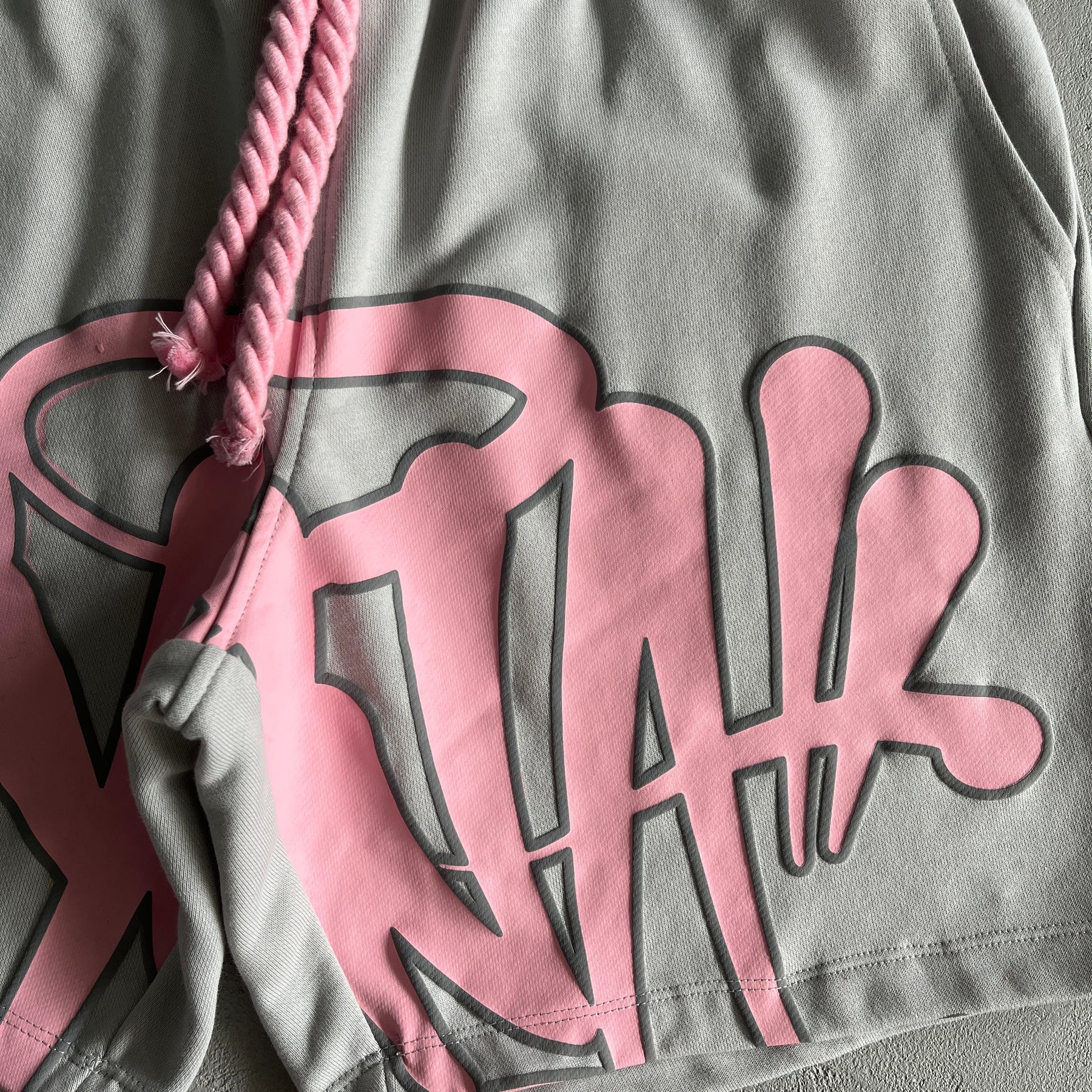 Conjunto Syna World Verão ( Cinza e Rosa )