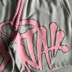 Conjunto Syna World Verão ( Cinza e Rosa )