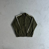 Casaco Corteiz “Knit Zip Up” ( Verde Com Branco )