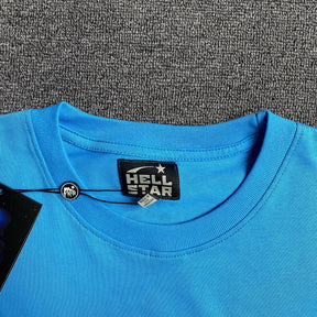 Camisa Hellstar “Box Logo Camo” ( Azul )