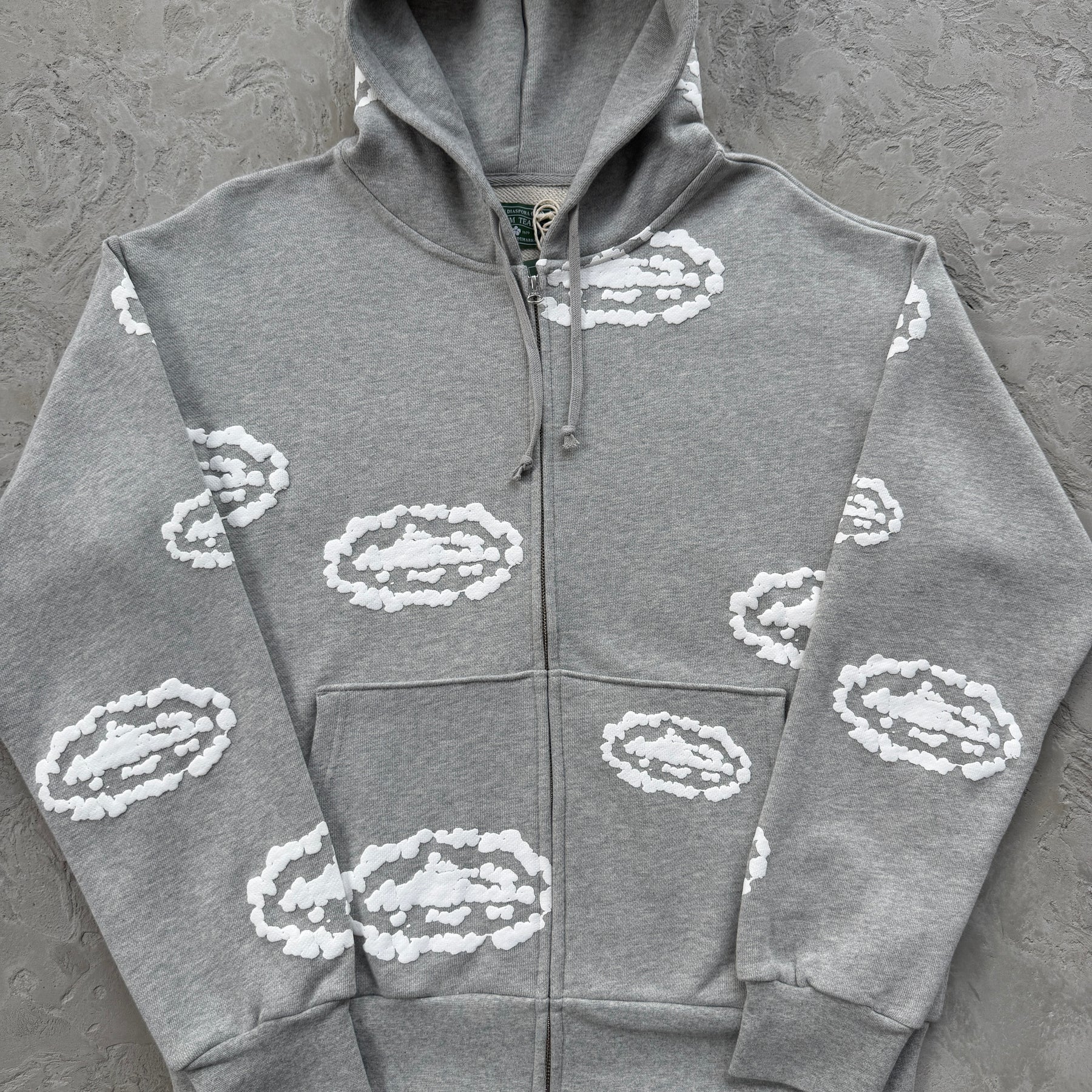 Conjunto Corteiz x Denim Tears ( Cinza )