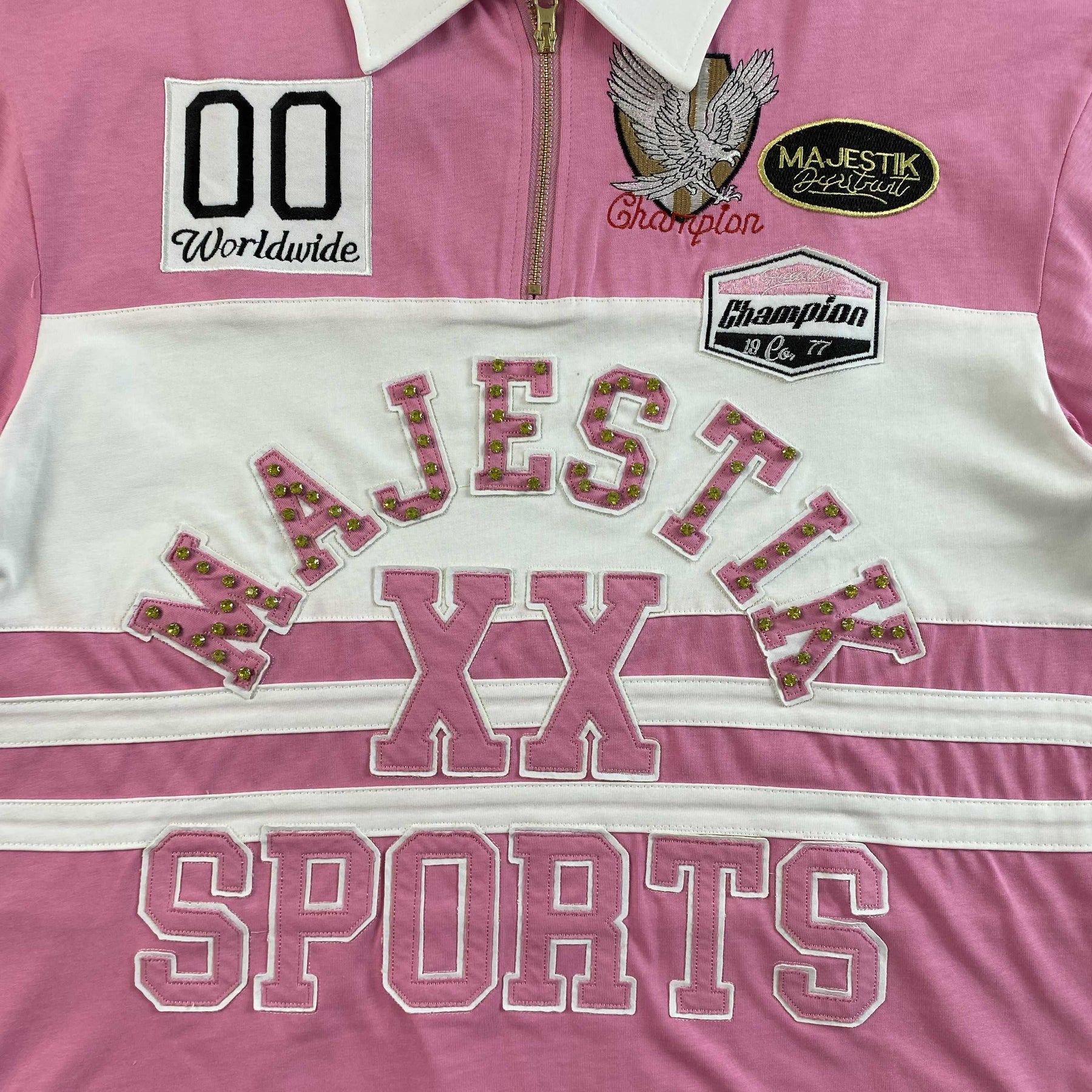 Camisa Majestik “XX Sports” ( Rosa )