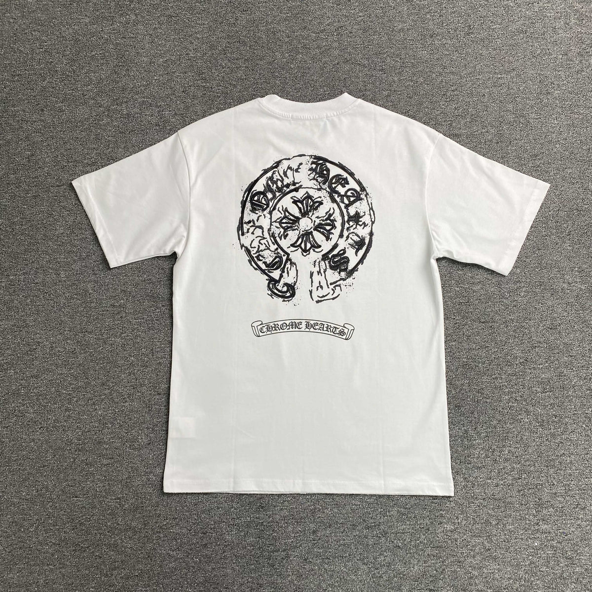 Camisa Chrome Hearts “Silver Cross” ( Branca )