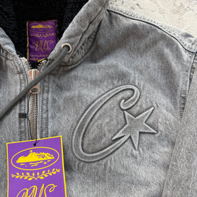 Jaqueta Corteiz “Embossed C-Star” ( Cinza )