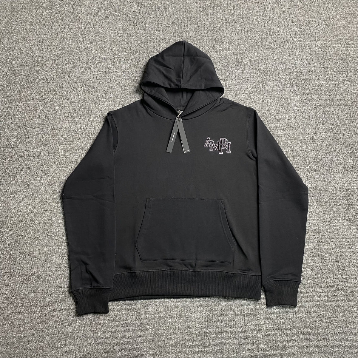 Moletom Amiri “Staggered Hoodie” ( Preto )
