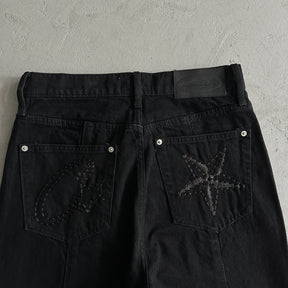 Calça Corteiz “C-Star” ( Preta )