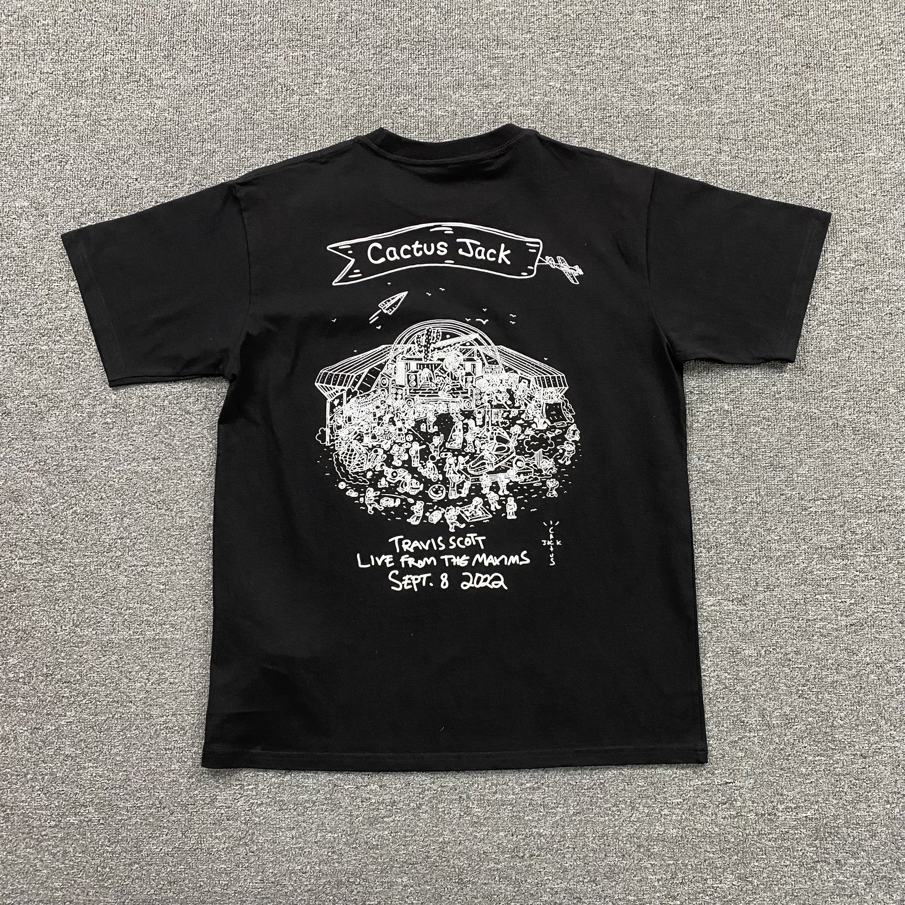 Camisa Cactus Jack “JDDay” ( Preta )