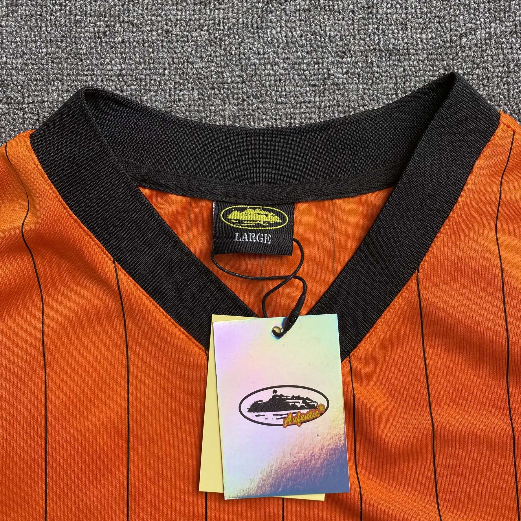 Camisa Corteiz “Website Football” ( Laranja )
