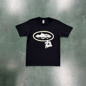 Camisa Corteiz X Central cee “23” ( Black )