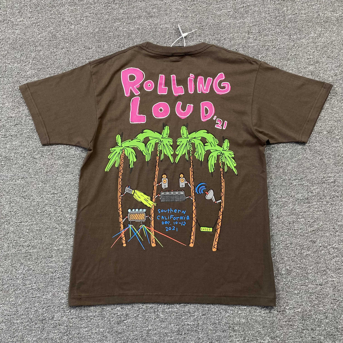 Camisa Cactus Jack “Lets Get Weird” ( Marrom )