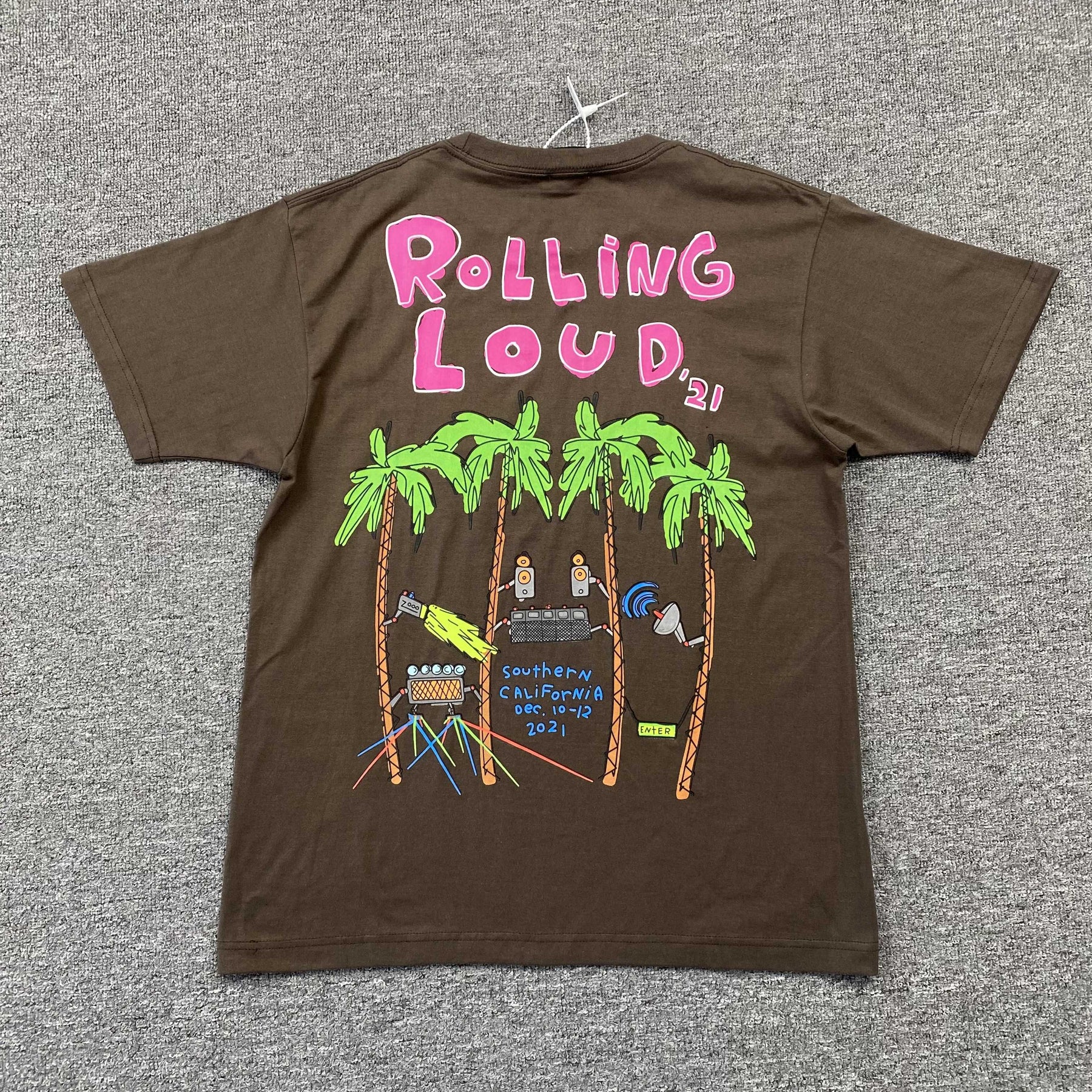 Camisa Cactus Jack “Lets Get Weird” ( Marrom )