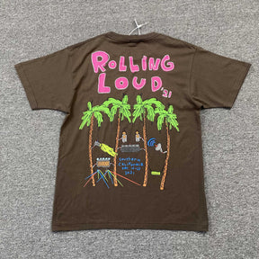 Camisa Cactus Jack “Lets Get Weird” ( Marrom )