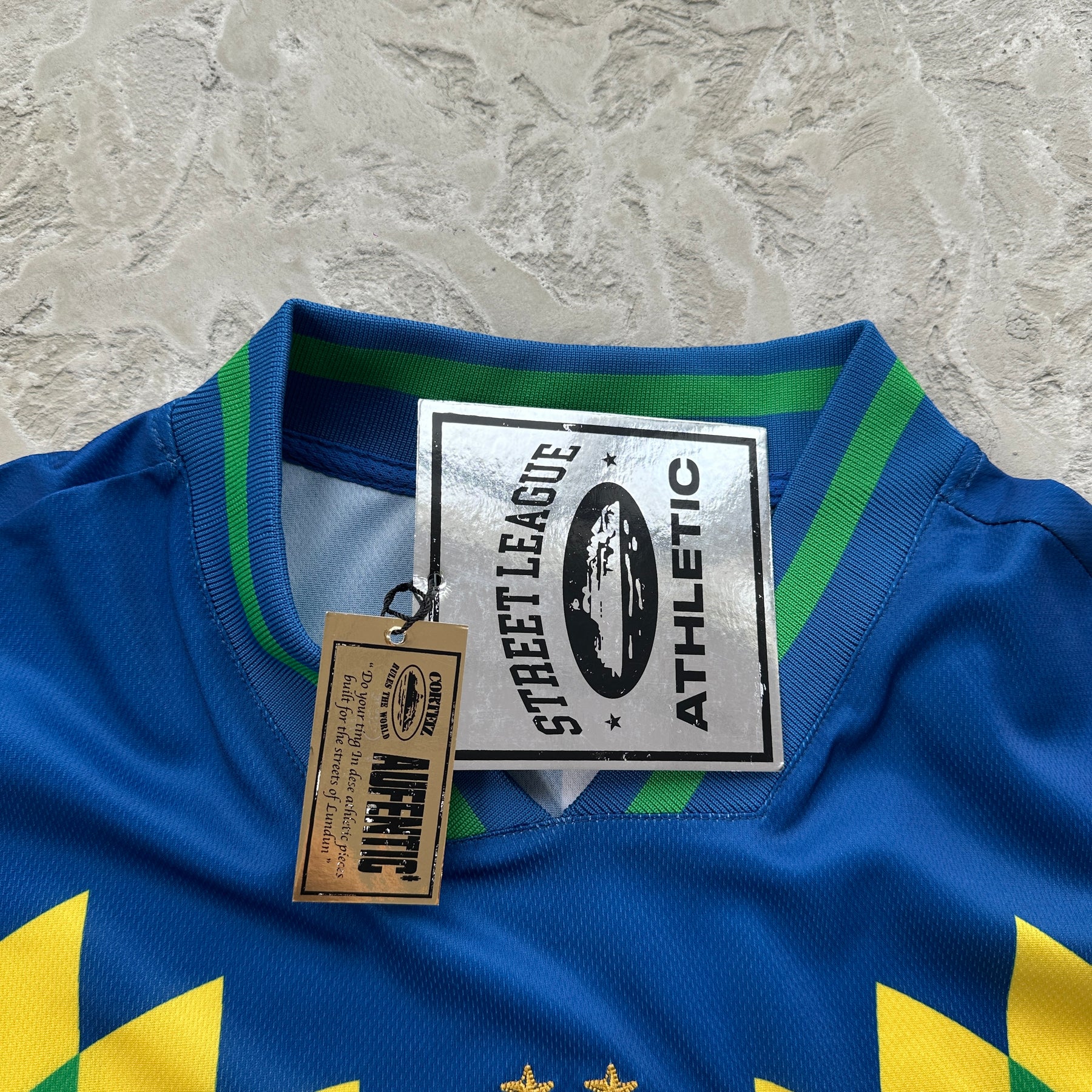 Camisa Corteiz “Brazilian Jersey” ( Azul )
