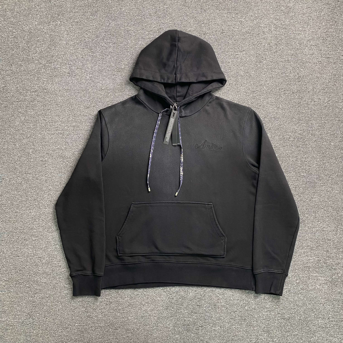 Moletom Amiri “Embroidered Drawstring” ( Preta )
