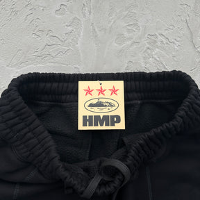Conjunto Corteiz “HMP Open Hem” ( Preto )