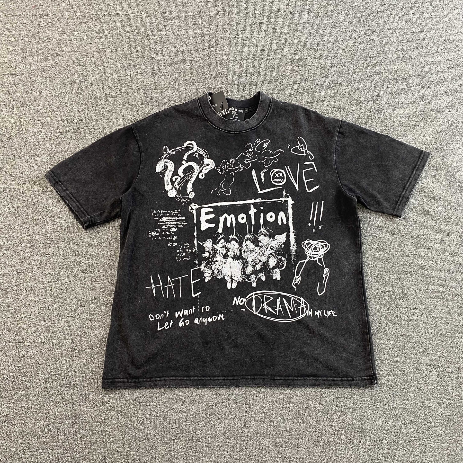 Camisa Mixed Emotion “Chaos” ( Preta )