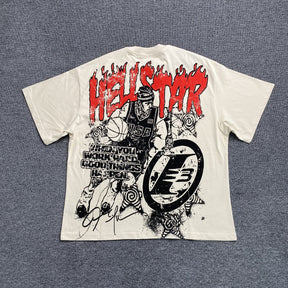 Camisa Hellstar “Basketball” ( Off White )