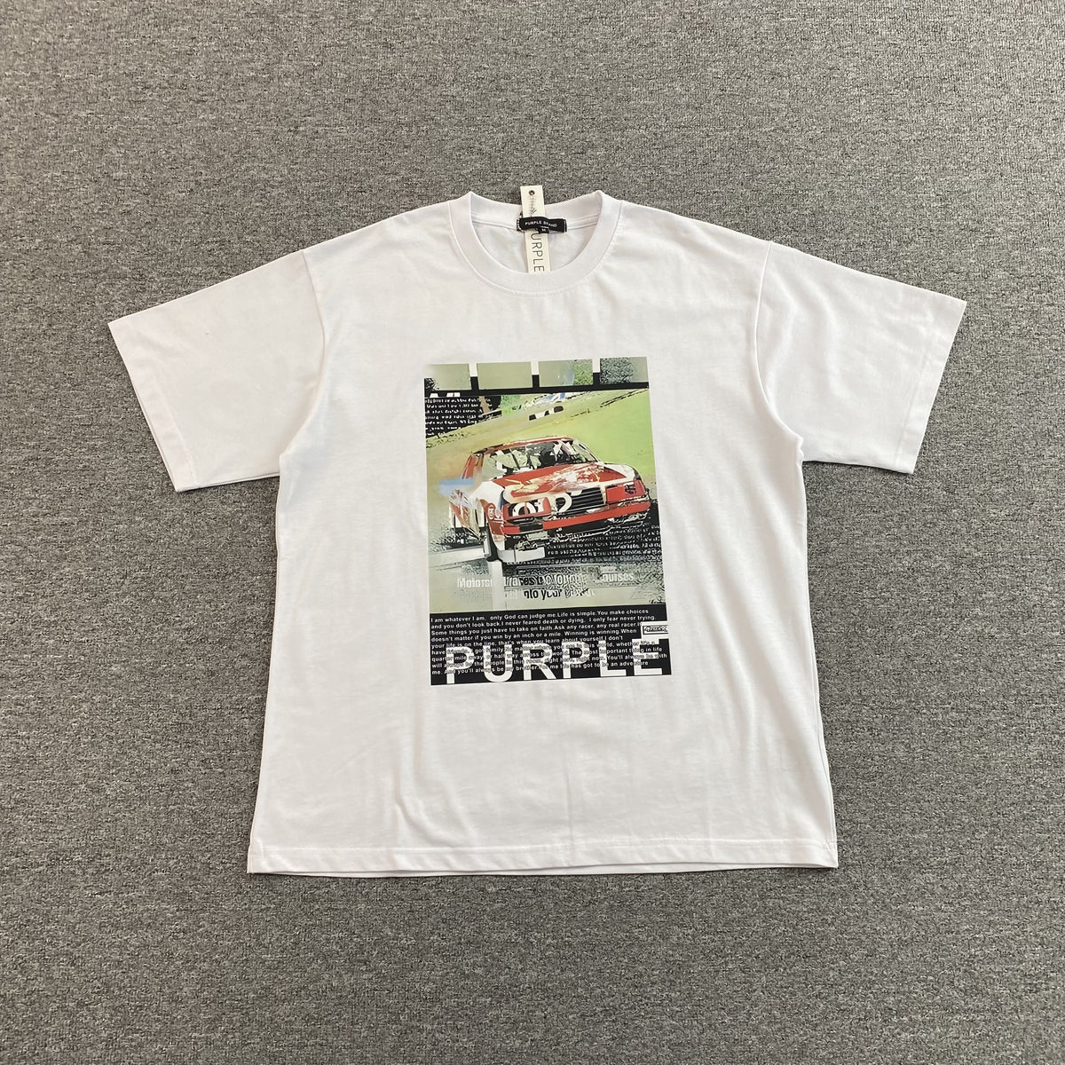 Camisa Purple Brand “Racing” ( Branca )