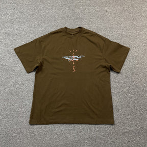 Camisa Cactus Jack ”Sick Mode” ( Marrom )