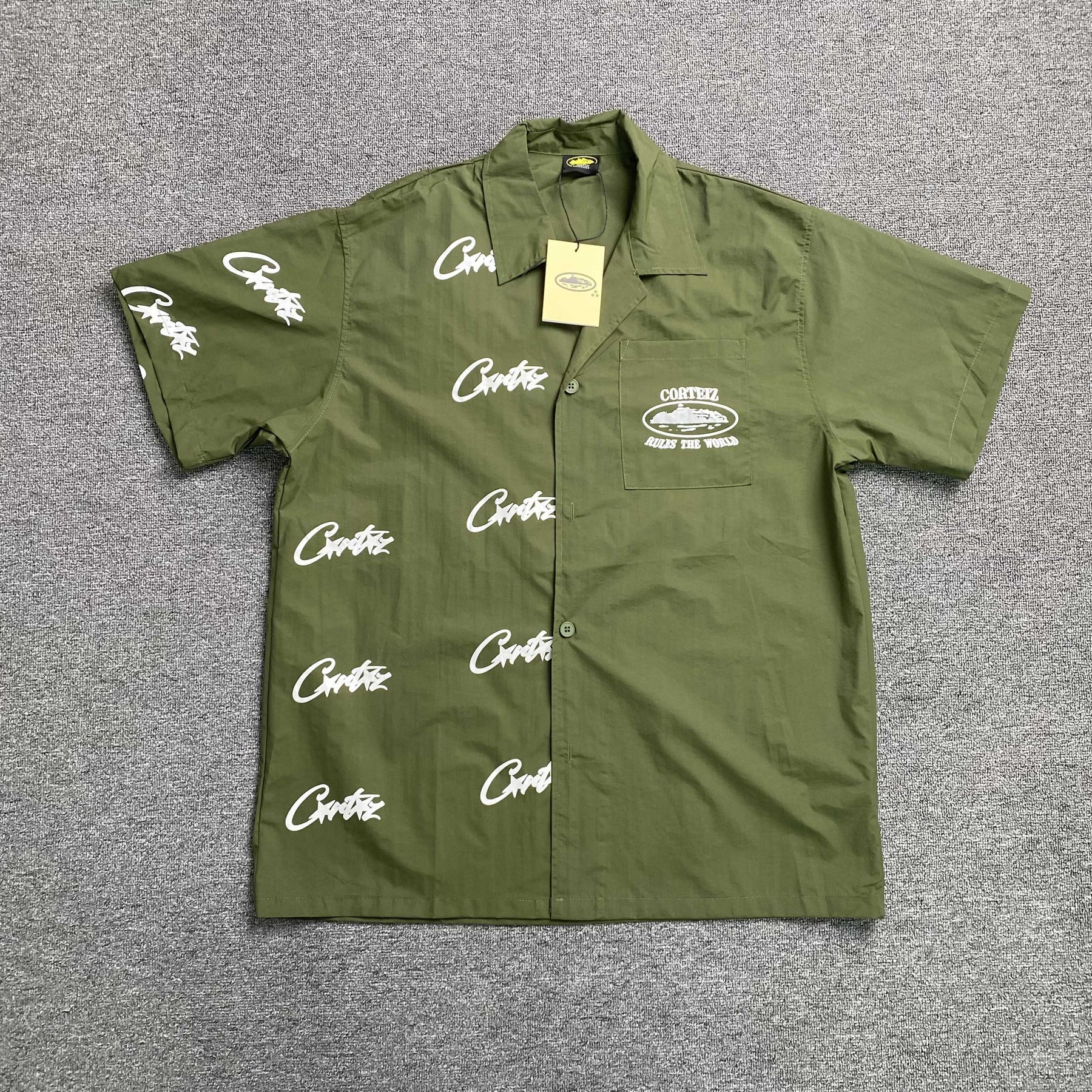 Camisa Corteiz “20 Shirt” ( Verde )
